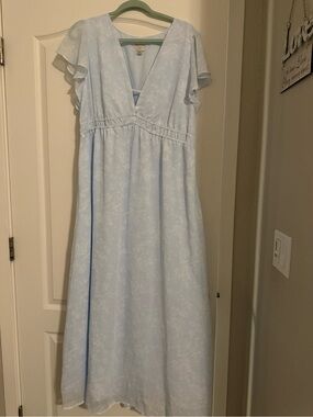 a new day Light Blue Floral Maxi Dress
